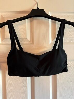 Athleta Black Swim Top